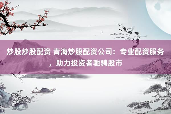 炒股炒股配资 青海炒股配资公司：专业配资服务，助力投资者驰骋股市