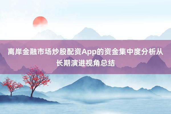 离岸金融市场炒股配资App的资金集中度分析从长期演进视角总结