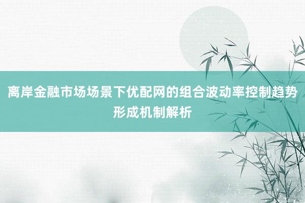 离岸金融市场场景下优配网的组合波动率控制趋势形成机制解析