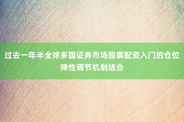 过去一年半全球多国证券市场股票配资入门的仓位弹性调节机制结合